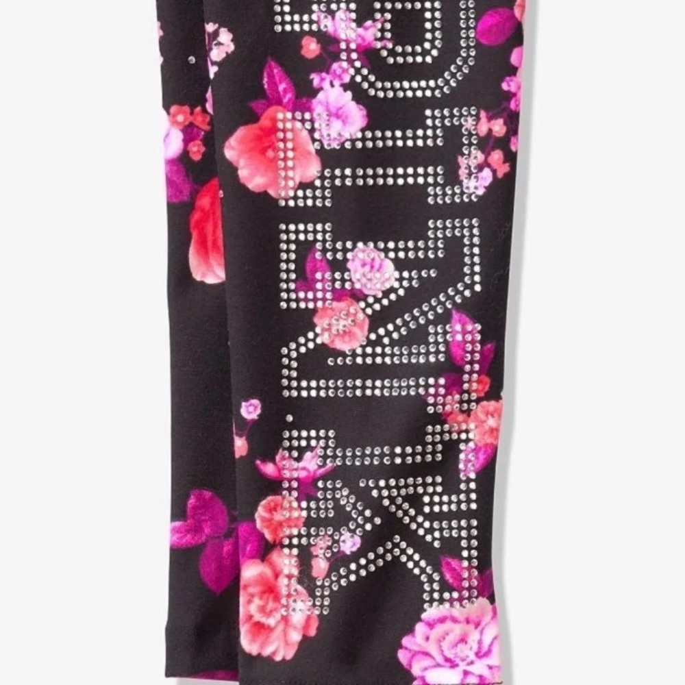 COPY - NWT Victoria’s Secret Pink Bling Floral Le… - Picture 3 of 4